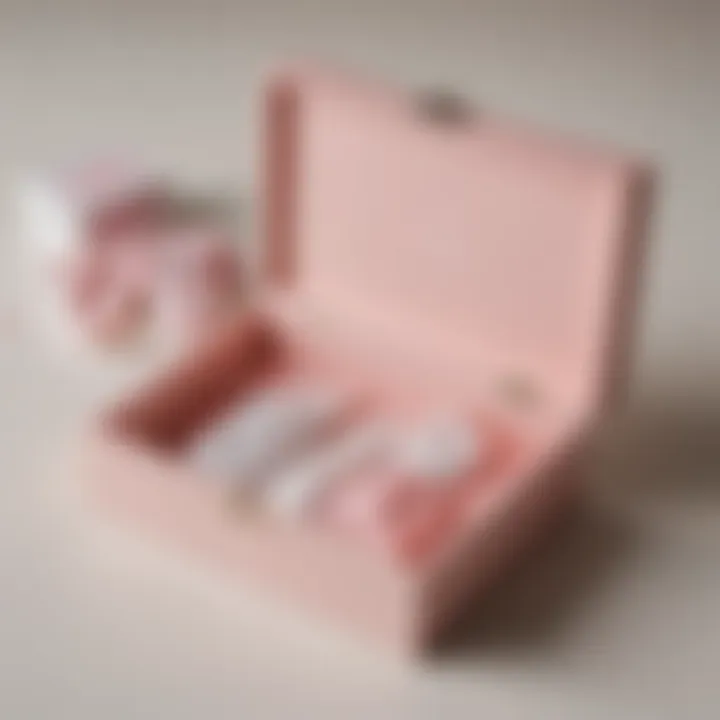 Chic decorative box for discreet menstrual product storage