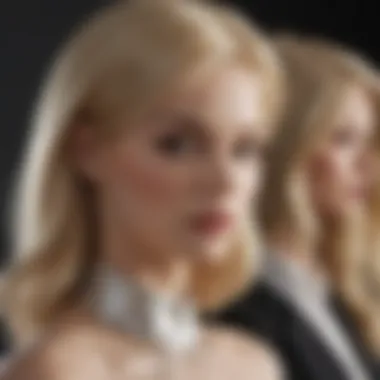 A comparison of blonde hair and other hair color mannequins in fashion