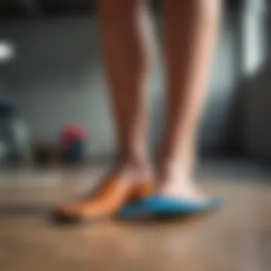 Different types of insoles for loose shoes