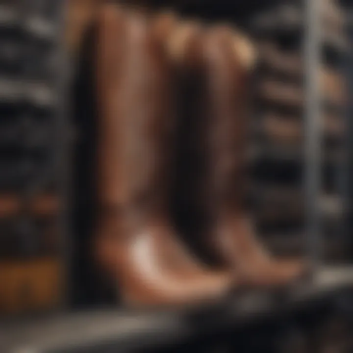 Functional materials used in cowboy boot storage