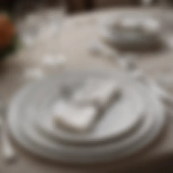 An elegant table setting featuring engraved silverware