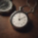 Vintage stopwatch showcasing classic design