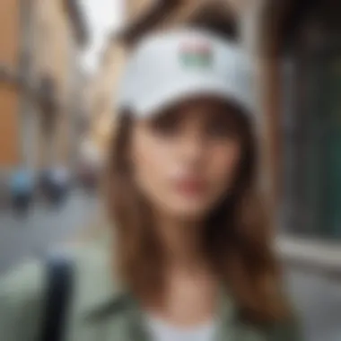 Diverse individuals wearing Italy baseball caps in various settings